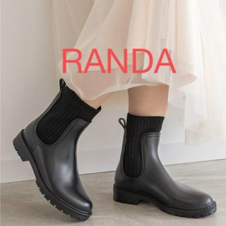 ランダ(RANDA)のRANDA サイドゴアブーツ(レインブーツ/長靴)