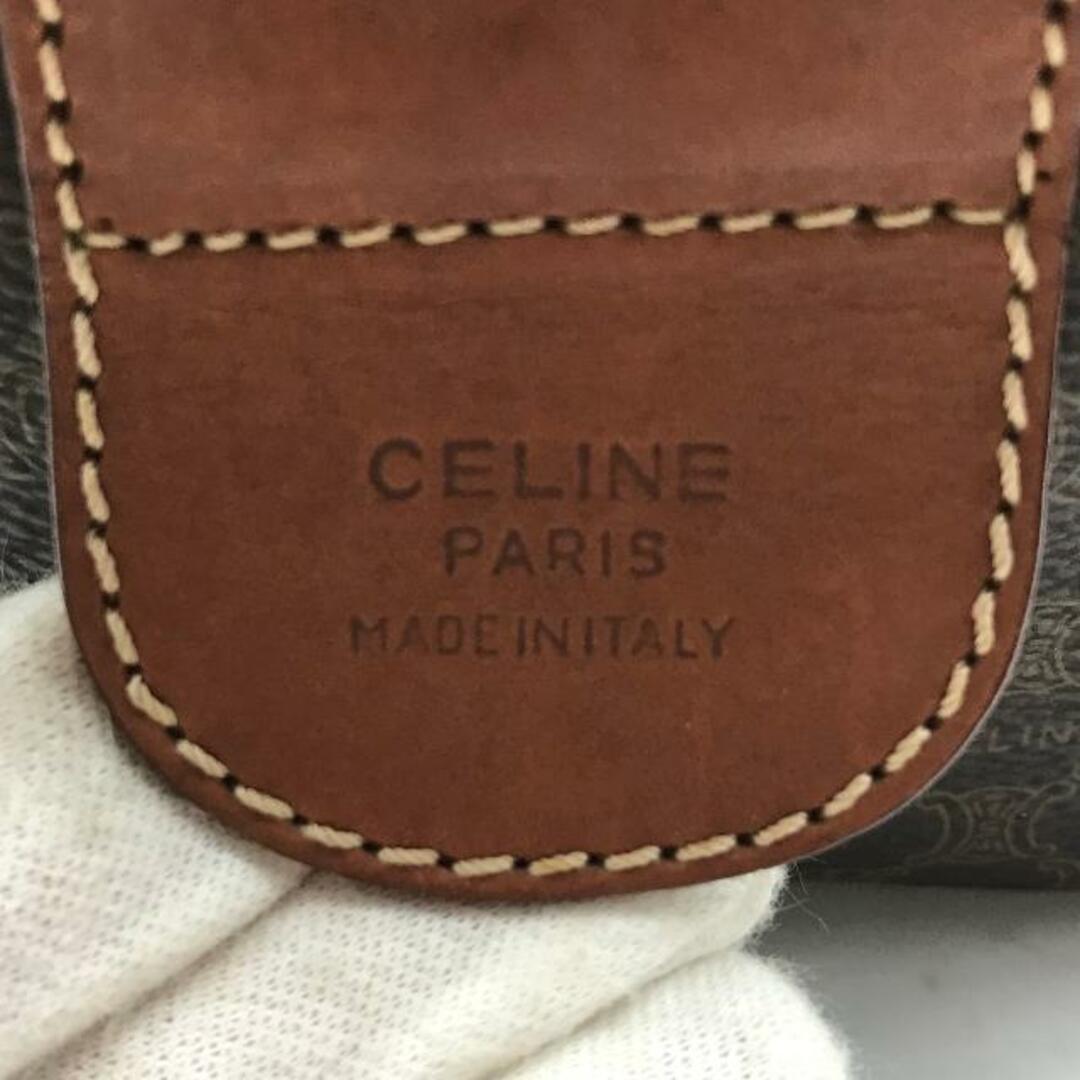 celine(セリーヌ)の良品 CELINE セリーヌ マカダム トリオンフ ミニ ハンド ボストン バッグ ブラウン a2436 レディースのバッグ(ハンドバッグ)の商品写真