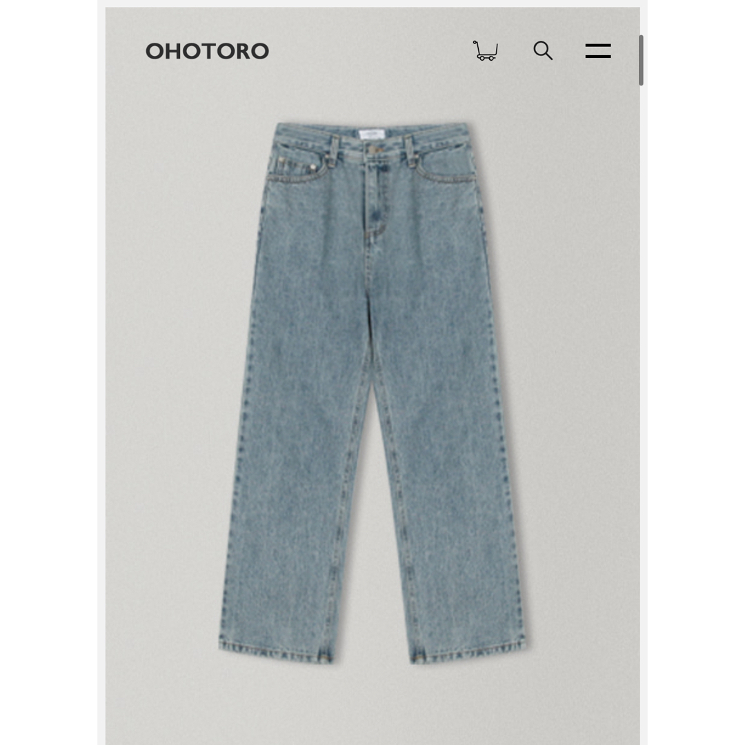 OHOTORO(オオトロ)のOhotoro jeans  レディースのパンツ(デニム/ジーンズ)の商品写真