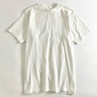 ヨウジヤマモト(Yohji Yamamoto)の54c3 Yohji yamamoto pour homme ヨウジヤマモト プールオム ロゴプリント Tシャツ 3 ホワイト カットソー TEE 日本製(カットソー(半袖/袖なし))