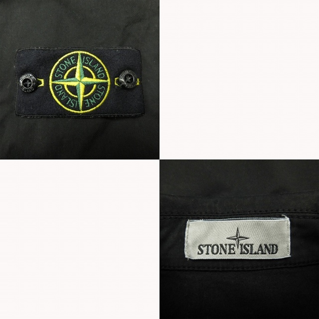 STONE ISLAND(ストーンアイランド)の24SS ストーンアイランド コットンツイル ストレッチ ジップ シャツ メンズのトップス(シャツ)の商品写真