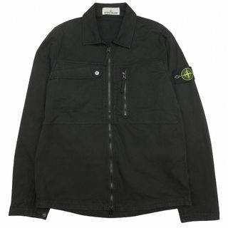 ストーンアイランド(STONE ISLAND)の24SS ストーンアイランド コットンツイル ストレッチ ジップ シャツ(シャツ)