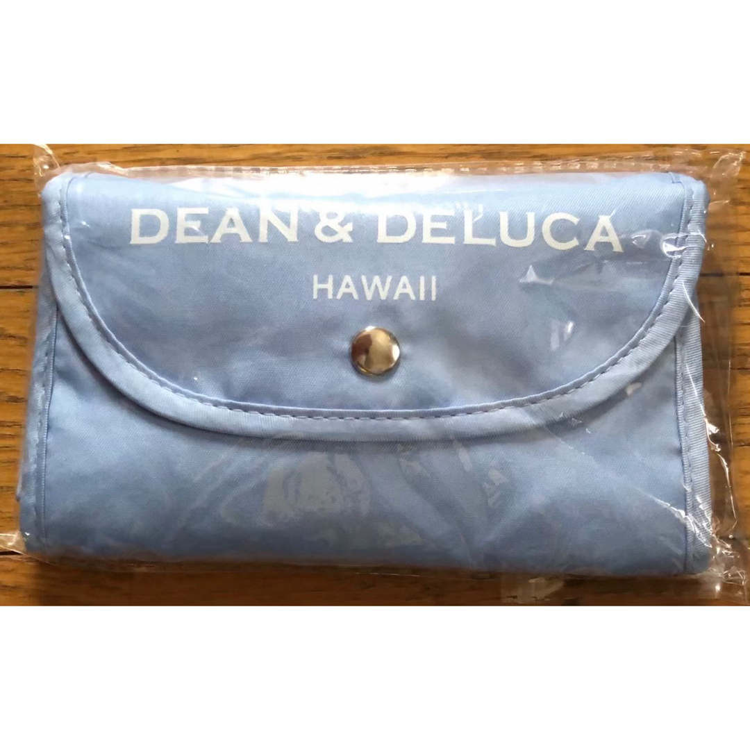 DEAN & DELUCA(ディーンアンドデルーカ)の【新品】ハワイ限定エコバッグDEAN＆DELUCAディーン&デルーカブルー レディースのバッグ(トートバッグ)の商品写真