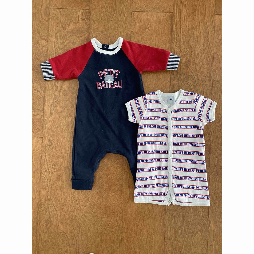 PETIT BATEAU(プチバトー)のプチバトー　ロンパース　ベビー60 キッズ/ベビー/マタニティのベビー服(~85cm)(ロンパース)の商品写真