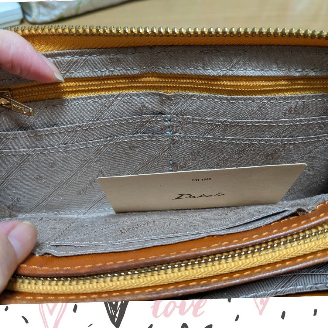 Dakota(ダコタ)のDakota ダコタ モナ ラウンドファスナー 長財布 キャメル ブラウン レディースのファッション小物(財布)の商品写真