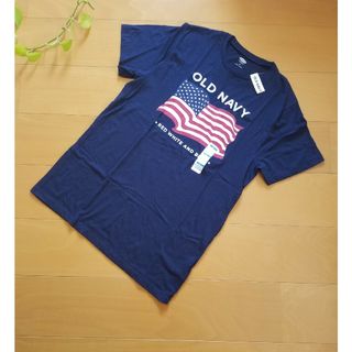 オールドネイビー(Old Navy)のオールドネイビーTシャツ☆フラッグTシャツ☆大人気☆送料無料☆送料込み☆(Tシャツ/カットソー(半袖/袖なし))