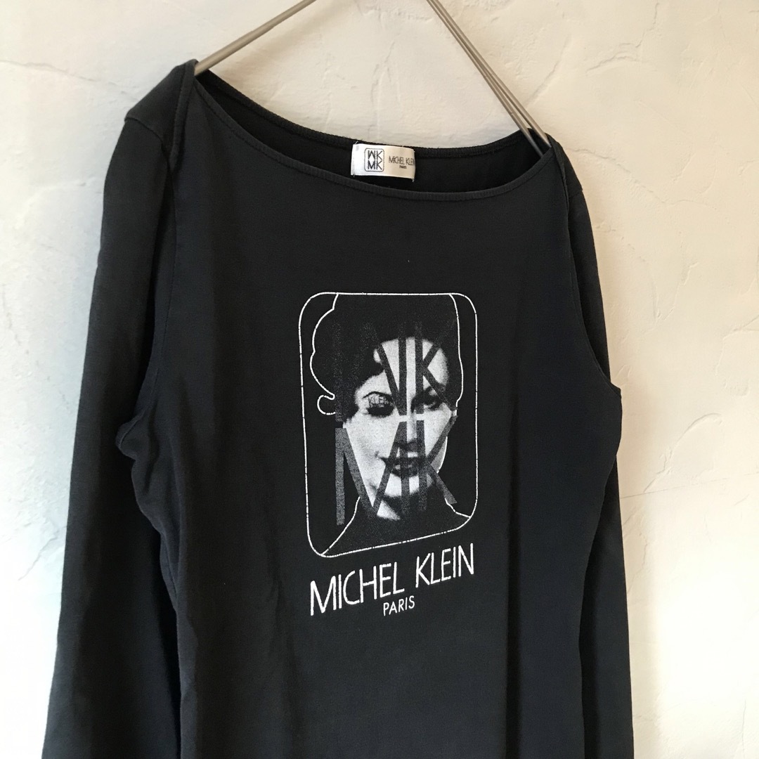 MICHEL KLEIN(ミッシェルクラン)のミッシェルクラン  長袖プリントロンTシャツ メンズのトップス(Tシャツ/カットソー(七分/長袖))の商品写真