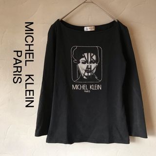 ミッシェルクラン(MICHEL KLEIN)のミッシェルクラン  長袖プリントロンTシャツ(Tシャツ/カットソー(七分/長袖))