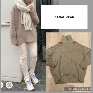 ヴィアジェイ(via j)のCANAL JEAN via j(ヴィアジェイ) タートルネックニット(ニット/セーター)