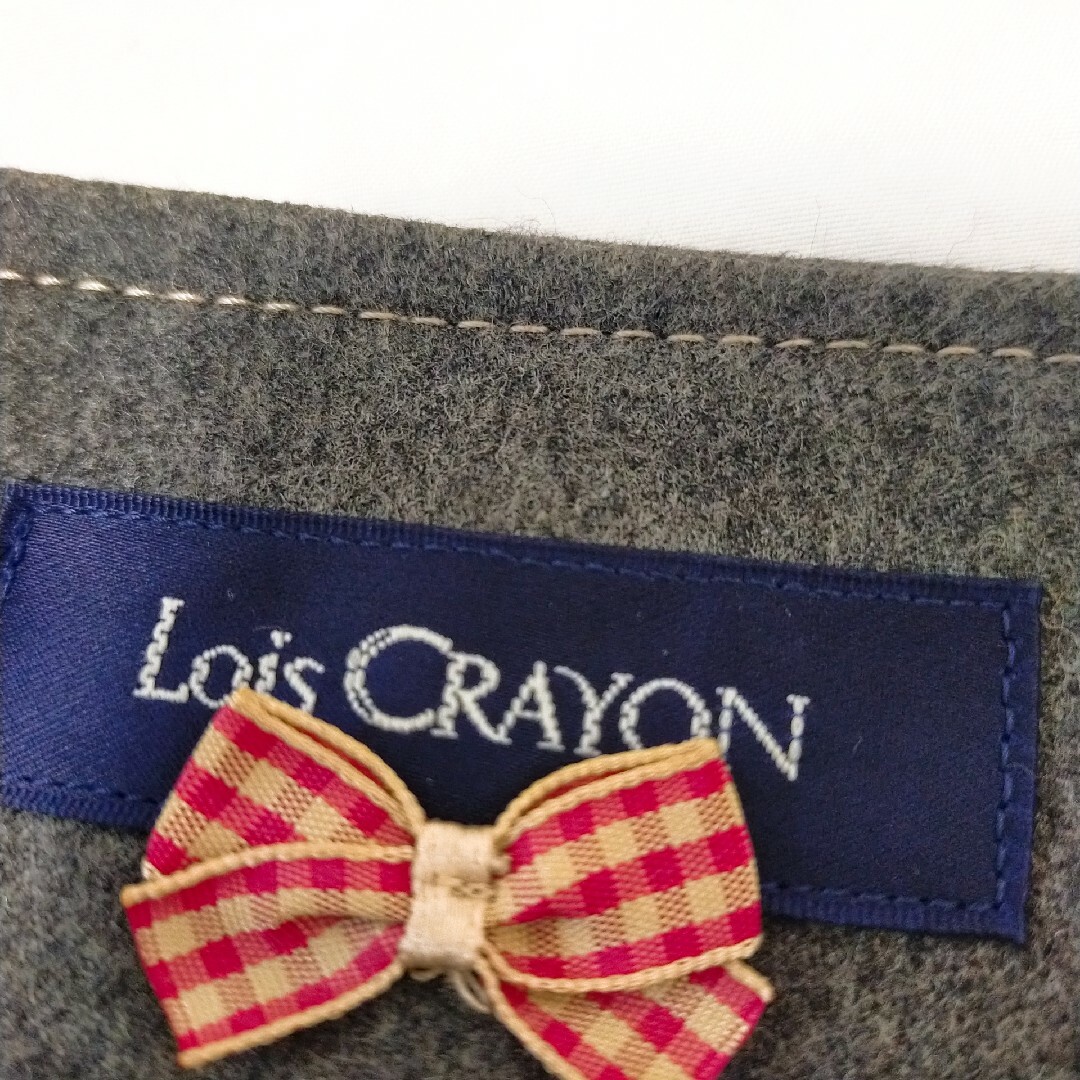 Lois CRAYON(ロイスクレヨン)のLois CRAYON　ロイスクレヨン ノーカラージャケット アウター レディースのジャケット/アウター(ノーカラージャケット)の商品写真