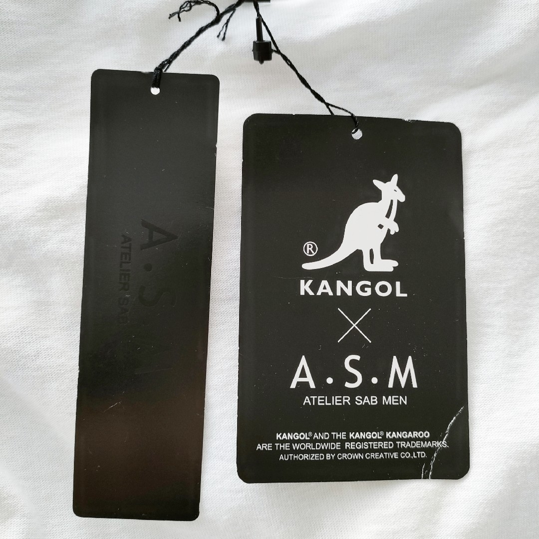 KANGOL(カンゴール)の新品未使用【 KANGOL×A.S.M 】コラボ カンゴール パーカー USA綿 メンズのトップス(パーカー)の商品写真