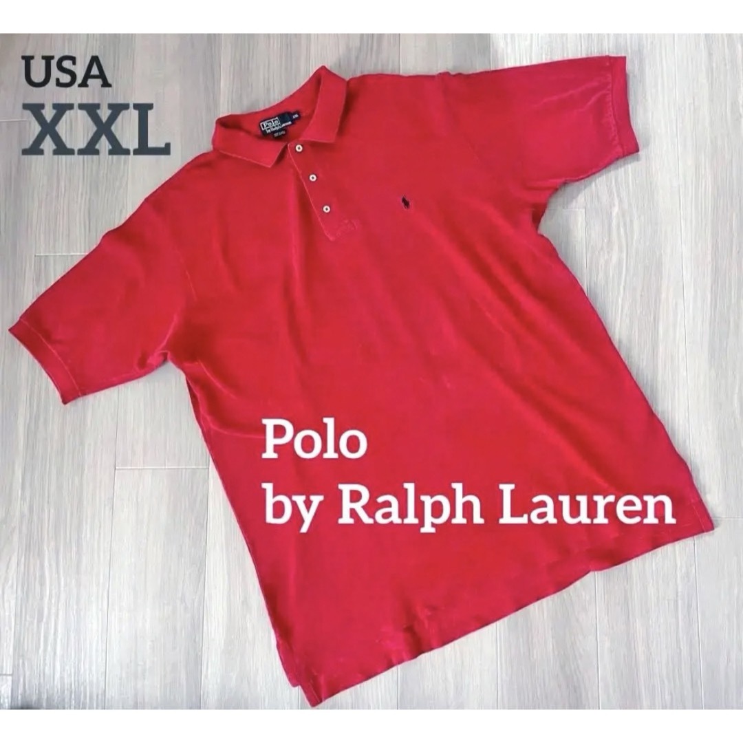 POLO RALPH LAUREN(ポロラルフローレン)のポロバイラルフローレン　メンズポロシャツ　XXL メンズのトップス(ポロシャツ)の商品写真