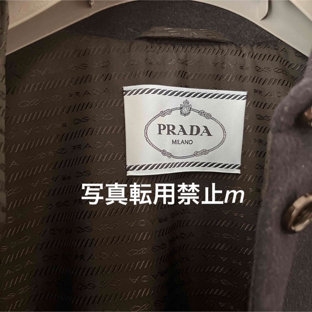 PRADA(プラダ)のPRADA プラダ　コート　ネイビー　38 レディースのジャケット/アウター(ロングコート)の商品写真