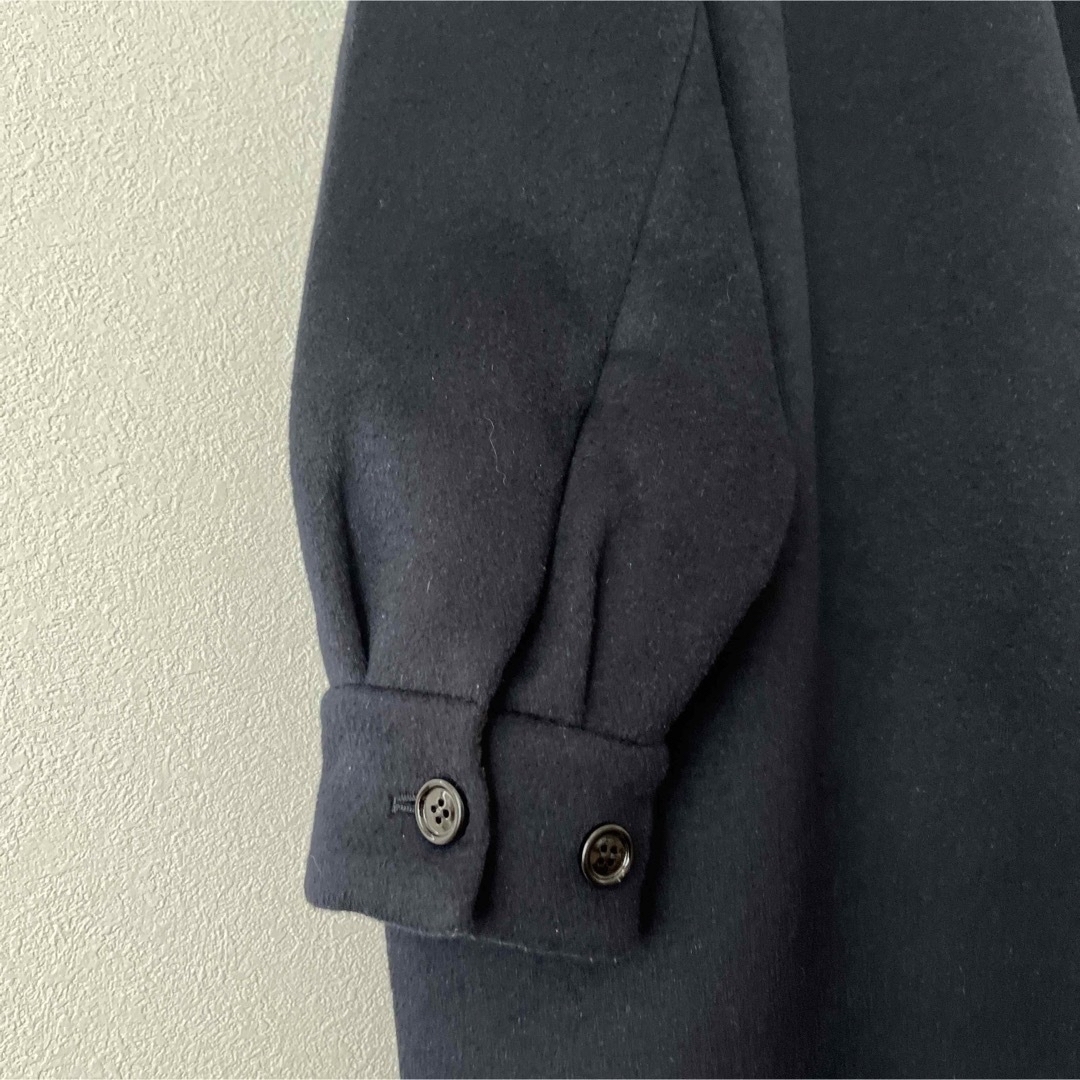 PRADA(プラダ)のPRADA プラダ　コート　ネイビー　38 レディースのジャケット/アウター(ロングコート)の商品写真