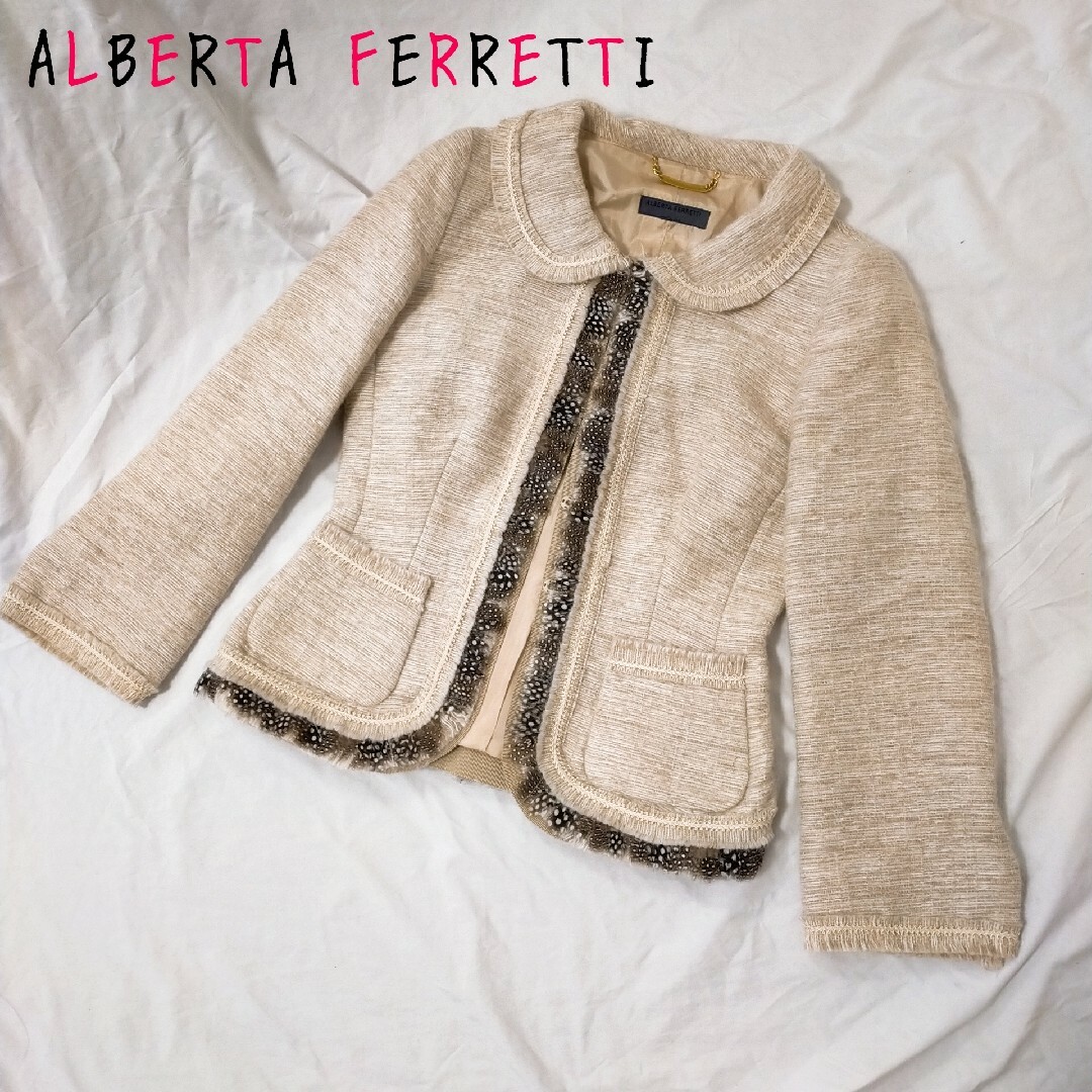 ALBERTA FERRETTI(アルベルタフェレッティ)のALBERTA FERRETTI  ジャケット アウター レディース レディースのジャケット/アウター(テーラードジャケット)の商品写真