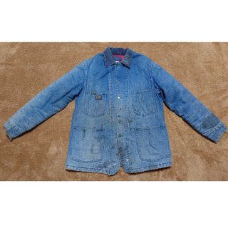 Dickies - ディッキーズ 80s 古着 ロゴタグ コーデュロイ切替 デニム