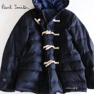 Paul Smith - 【PAUL SMITH】美品　ダッフルコート風ダウンジャケット　紺★