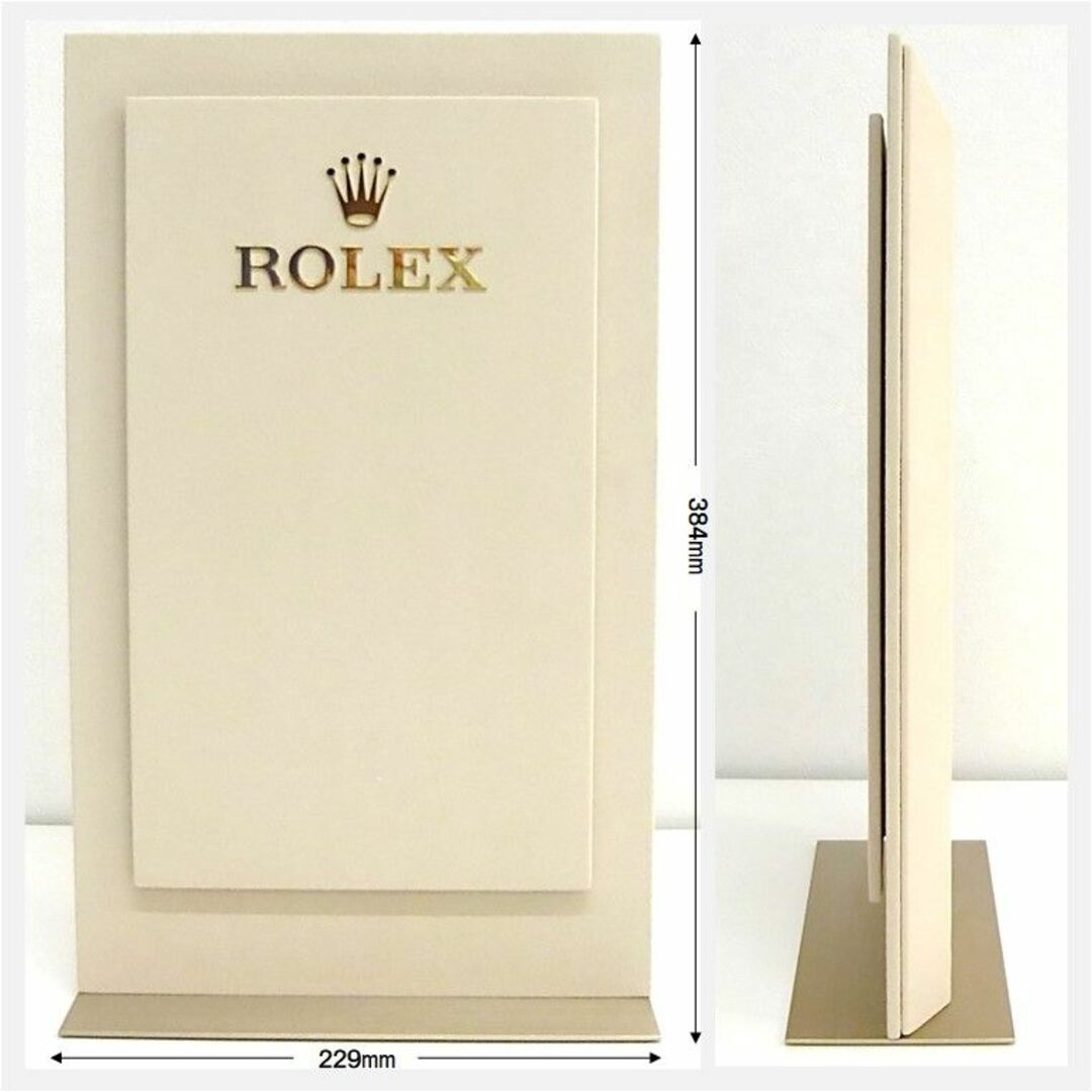 ROLEX(ロレックス)のロレックス 腕時計 ディスプレイスタンド 正規販売店専用 ★ 室内看板 0030 インテリア/住まい/日用品のインテリア小物(その他)の商品写真