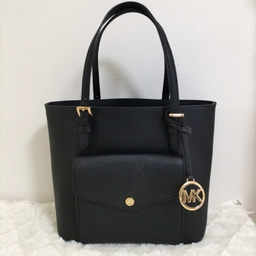 Michael Kors(マイケルコース)のマイケルコース　トートバッグ　ビジネスバッグ　レザー　通学　ジェットセット　黒 レディースのバッグ(トートバッグ)の商品写真