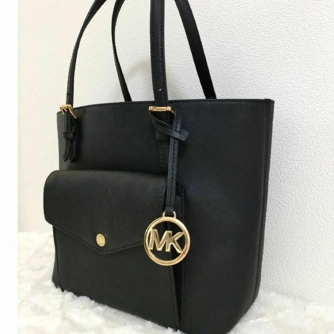 Michael Kors(マイケルコース)のマイケルコース　トートバッグ　ビジネスバッグ　レザー　通学　ジェットセット　黒 レディースのバッグ(トートバッグ)の商品写真