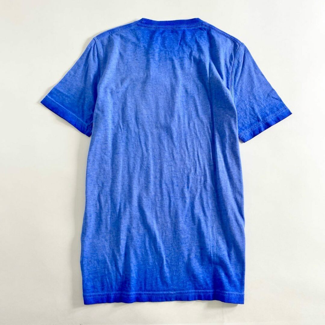 DSQUARED2(ディースクエアード)の51c3 《新品》 DSQUARED2 ディースクエアード ヴィンテージ加工 ロゴプリント Tシャツ XS ブルー カットソー TEE イタリア製 メンズのトップス(Tシャツ/カットソー(半袖/袖なし))の商品写真