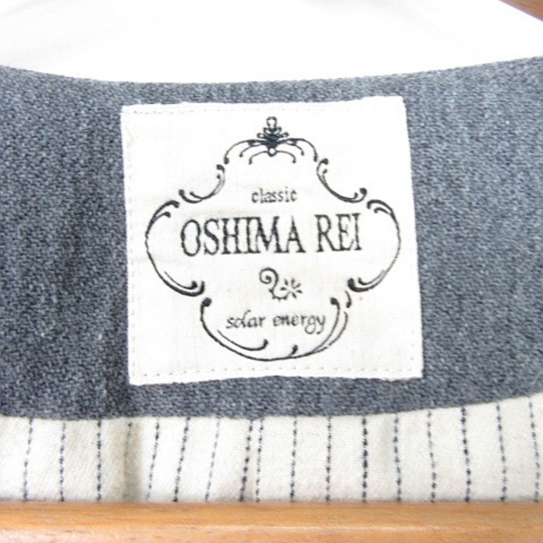OSHIMA REI(オオシマレイ)のオオシマレイ OSHIMA REI ノーカラージャケット ダブル レディースのジャケット/アウター(その他)の商品写真