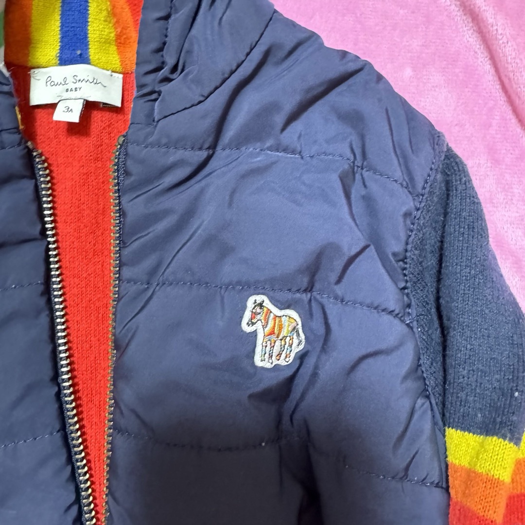 Paul Smith(ポールスミス)のレア！ ポールスミスジュニア ジャケット ニット＆ダウン 2way キッズ/ベビー/マタニティのキッズ服男の子用(90cm~)(ジャケット/上着)の商品写真