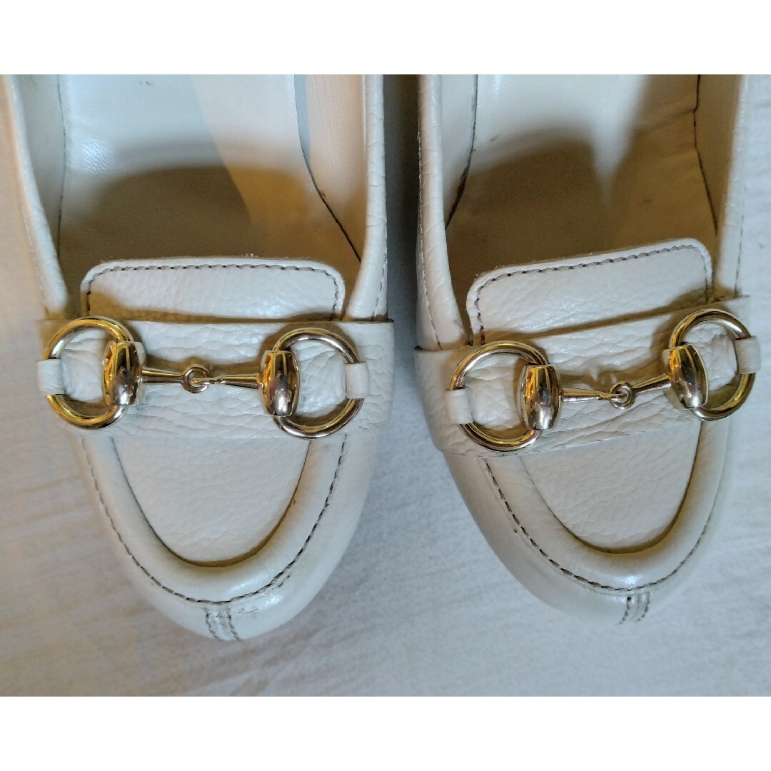 Gucci(グッチ)のGUCCI　ホースビット　ウェッジソール　パンプス　ローファー レディースの靴/シューズ(ハイヒール/パンプス)の商品写真