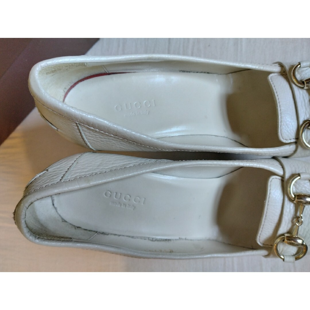 Gucci(グッチ)のGUCCI　ホースビット　ウェッジソール　パンプス　ローファー レディースの靴/シューズ(ハイヒール/パンプス)の商品写真
