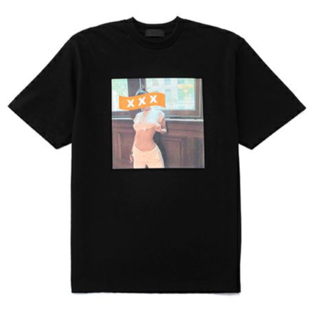 GOD SELECTION XXX(ゴッドセレクショントリプルエックス)の新品 GOD SELECTION XXX ベラ・ハディッド Tシャツ S 黒 メンズのトップス(Tシャツ/カットソー(半袖/袖なし))の商品写真