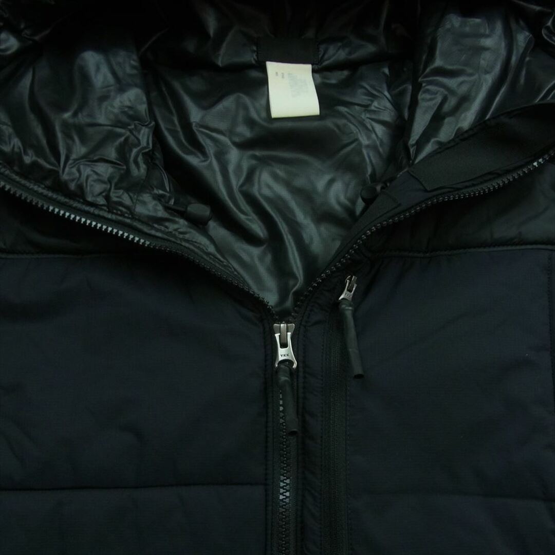 N.HOOLYWOOD(エヌハリウッド)のN.HOOLYWOOD エヌハリウッド 972-BL03 pieces EXCHANGE SERVICE INSULATION WEAR JACKET エクスチェンジサービス インサレーション 中綿 生地切替 フーデッド ジャケット ブラック系 38【中古】 メンズのジャケット/アウター(ダウンジャケット)の商品写真