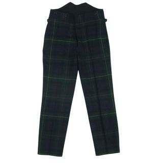 アナトミカ(ANATOMICA)のANATOMICA アナトミカ TANGO TARTAN STEWART タンゴ タータン スチュワート チェック ウール スラックス パンツ グリーン系 40【極上美品】【中古】(その他)