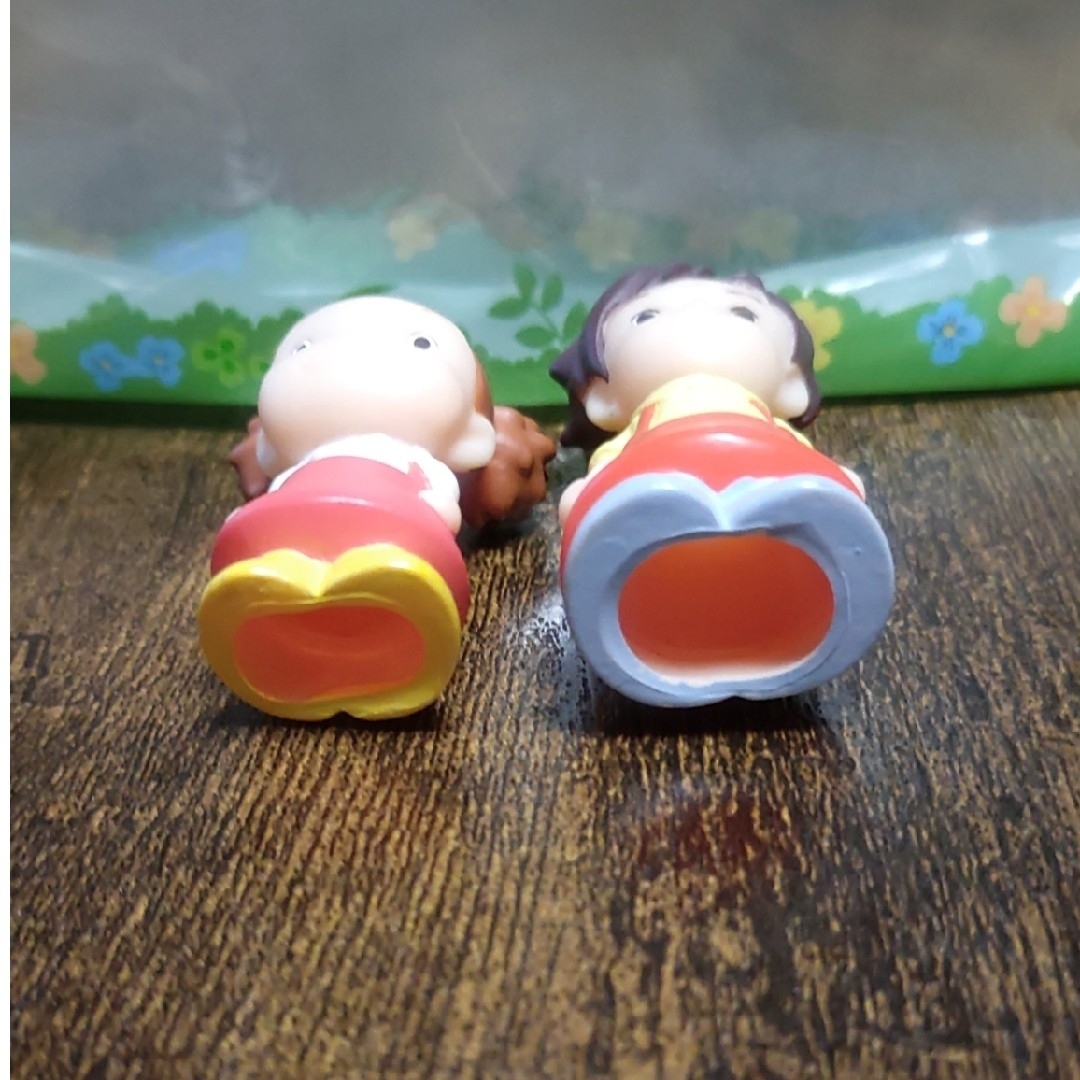 ジブリ(ジブリ)のとなりのトトロ　指人形2体 エンタメ/ホビーのおもちゃ/ぬいぐるみ(キャラクターグッズ)の商品写真