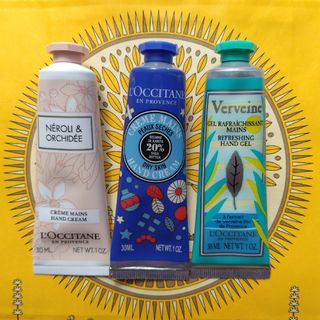 ロクシタン(L'OCCITANE)の【お値下げ】ロクシタンハンドクリーム30ml3本セット(ハンドクリーム)