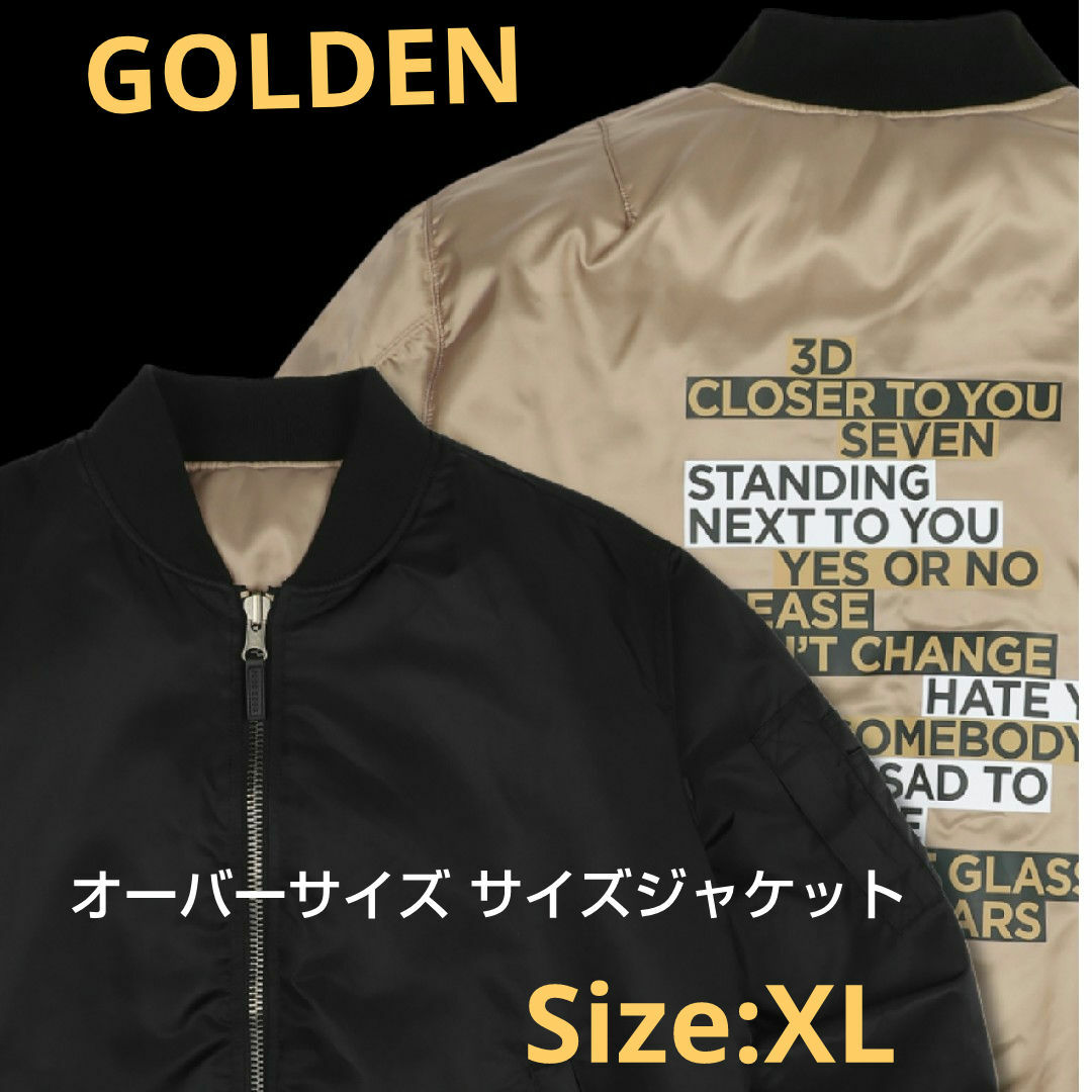 ✤ジョングク【GOLDEN】オーバーサイズ ジャケット　Size:XL