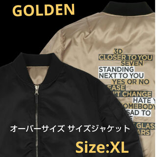 ボウダンショウネンダン(防弾少年団(BTS))の✤ジョングク【GOLDEN】オーバーサイズ  ジャケット　Size:XL(アイドルグッズ)