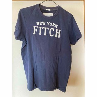 アバクロンビーアンドフィッチ(Abercrombie&Fitch)のアバクロンビー&フィッチ Tシャツ ネイビー L(Tシャツ/カットソー(半袖/袖なし))