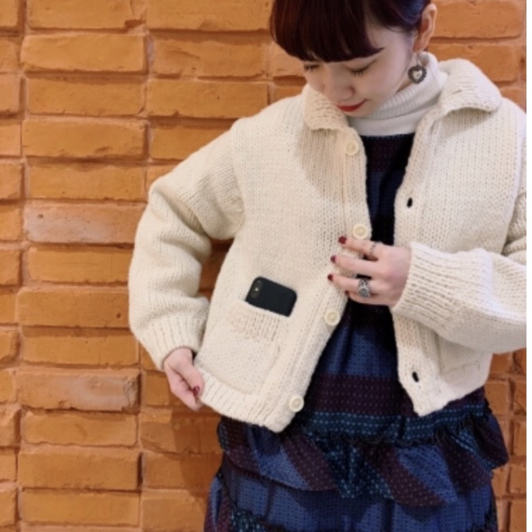 BEAMS BOY - ビームスボーイ⭐️ハンドショートニット BEAMS BOY - ビームスボーイ⭐️ハンドショートニット