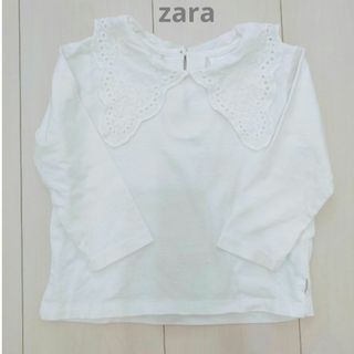 ZARA KIDS - ベビー　ブラウス　白　入園式　女の子　男の子　レース