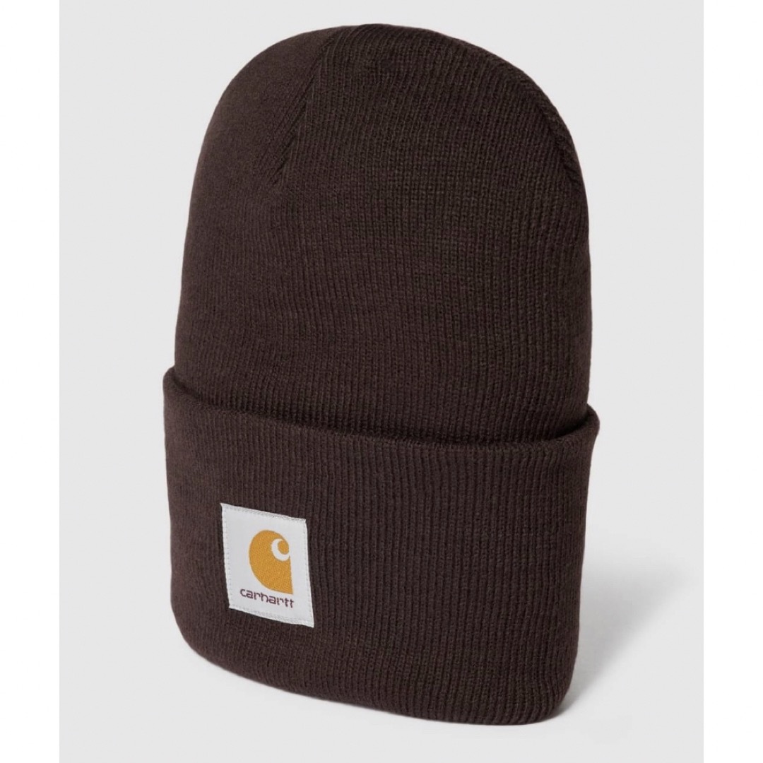 セール！　carhartt ニット帽　ニットキャップ　ブラウン メンズの帽子(ニット帽/ビーニー)の商品写真