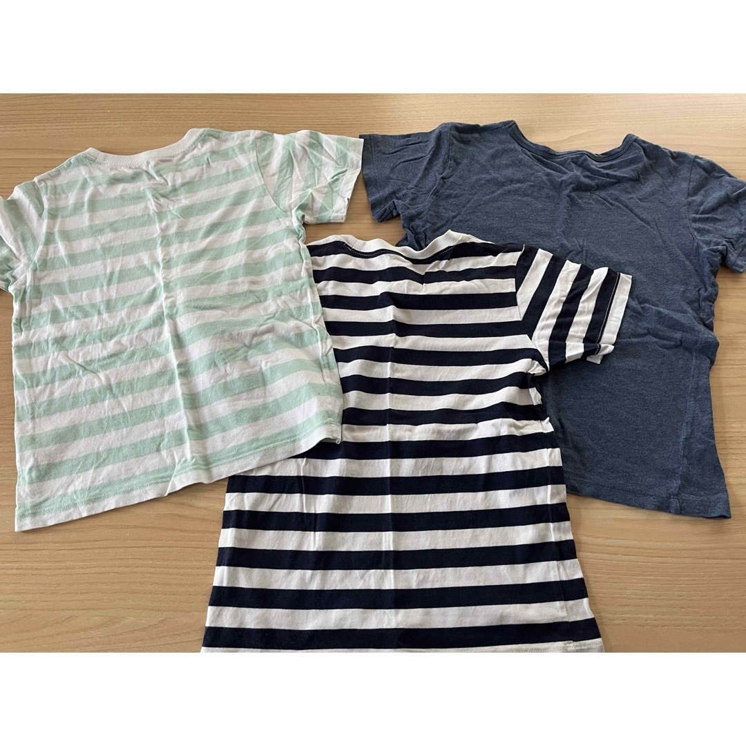 MUJI (無印良品)(ムジルシリョウヒン)の無印 Tシャツセット 120 キッズ/ベビー/マタニティのキッズ服男の子用(90cm~)(Tシャツ/カットソー)の商品写真