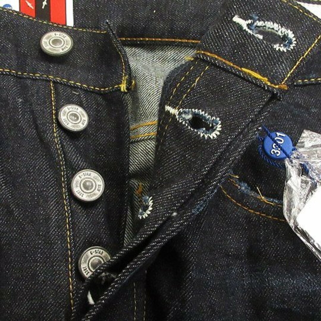 G-STAR RAW(ジースター)の未使用品 ジースターロウ 3301 デニムパンツ ストレート インディゴ W32 メンズのパンツ(デニム/ジーンズ)の商品写真