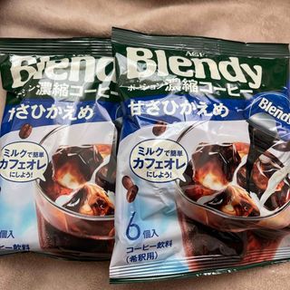 アジノモトエージーエフ(味の素AGF)の味の素ＡＧＦ ＢＬＤポーション濃縮甘さひかえめ６Ｐ(コーヒー)