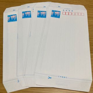 ミニレター 郵便書簡 ４枚(使用済み切手/官製はがき)