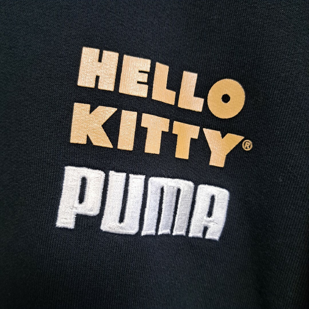 PUMA(プーマ)のコラボ★PUMA ハローキティ スエット 刺繍 プリント リボン 男女兼用 M レディースのトップス(トレーナー/スウェット)の商品写真