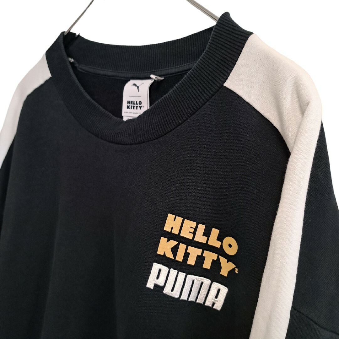 PUMA(プーマ)のコラボ★PUMA ハローキティ スエット 刺繍 プリント リボン 男女兼用 M レディースのトップス(トレーナー/スウェット)の商品写真