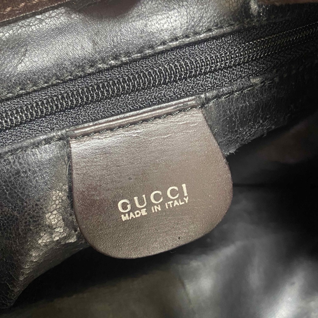 Gucci(グッチ)のGUCCI グッチ　ヴィンテージ　スエード　クラッチバッグ　ブラウン　茶 メンズのバッグ(セカンドバッグ/クラッチバッグ)の商品写真