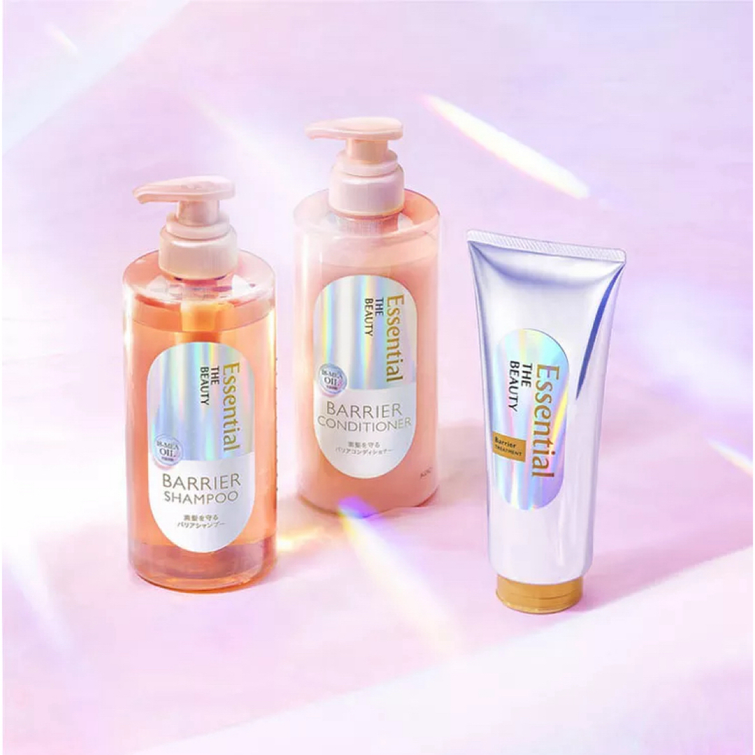 花王(カオウ)の【新品】Essential SHAMPOO,CONDITIONER&ヘアパック コスメ/美容のヘアケア/スタイリング(シャンプー/コンディショナーセット)の商品写真