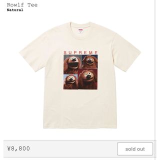 シュプリーム(Supreme)のSupreme Rowlf Tee  Natural XL(Tシャツ/カットソー(半袖/袖なし))