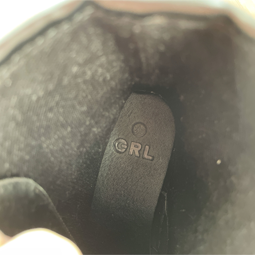 GRL(グレイル)のGRLグレイル　レースアップブーツ　ブラック黒 レディースの靴/シューズ(ブーツ)の商品写真